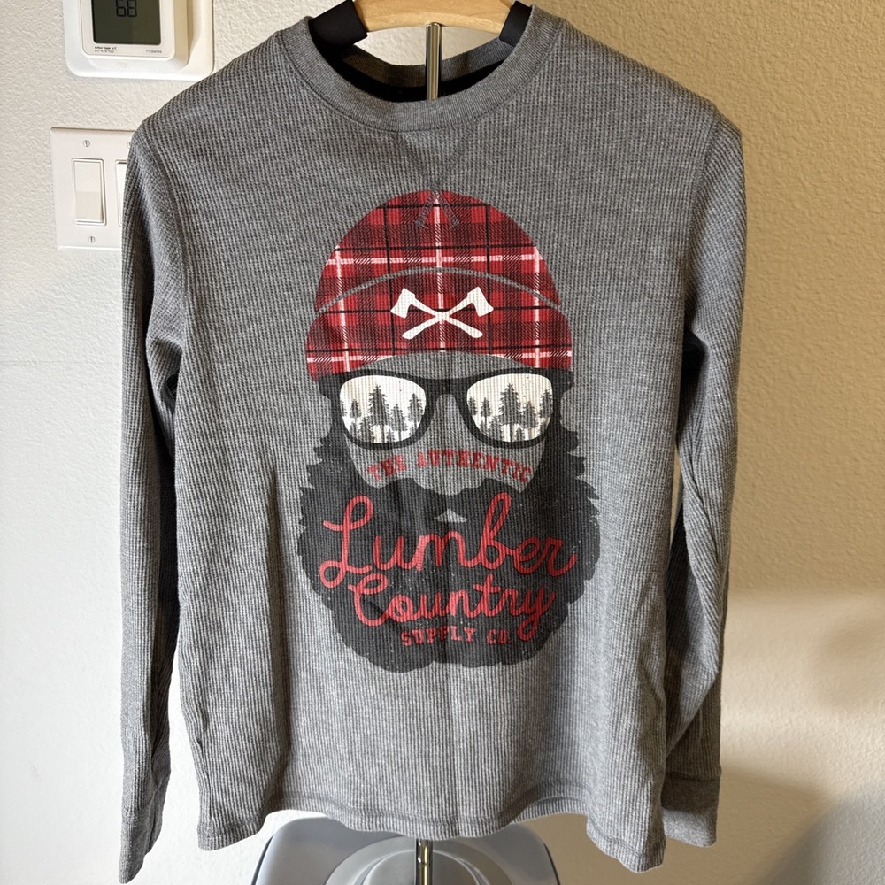 Arizona Jean Co. Women's Long Sleeve Thermal Top With Graphic Design Size XL